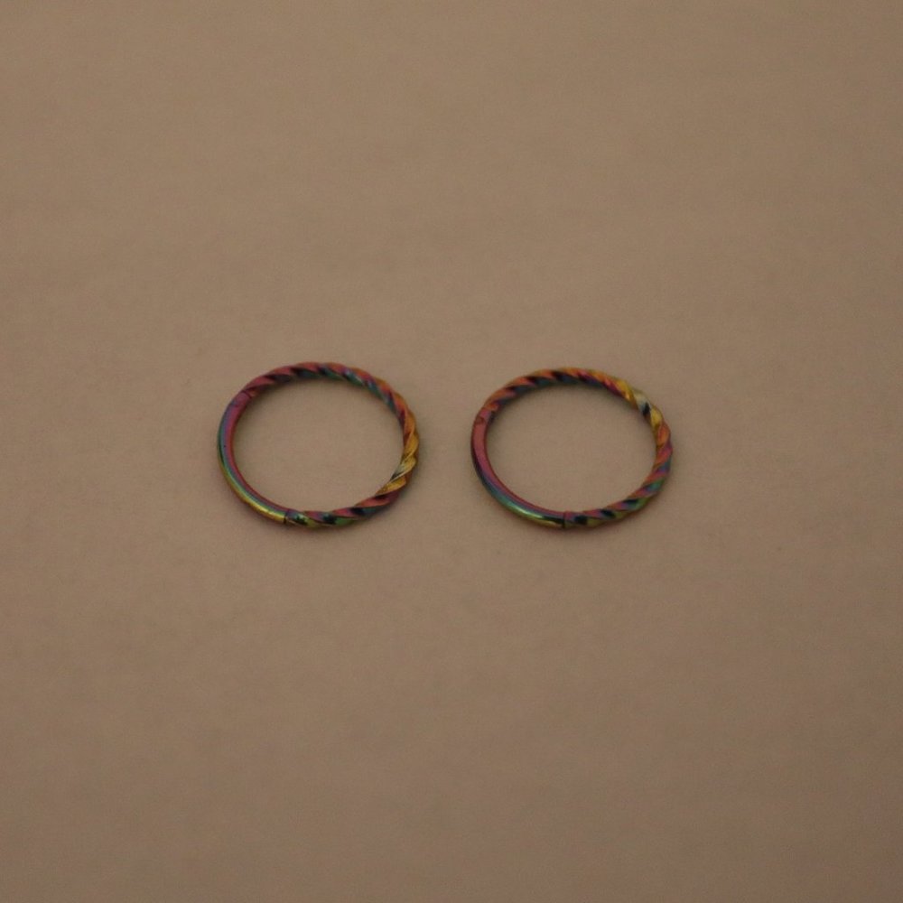 16g hoop earrings